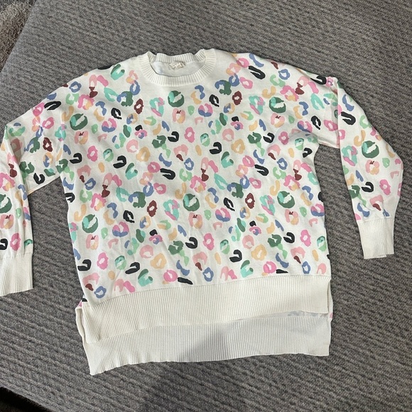 ODDY Leopard print crew neck sweater! - Picture 1 of 4